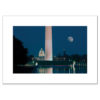 Washington DC at Night blank card