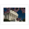 US Supreme Court in Spring blank card