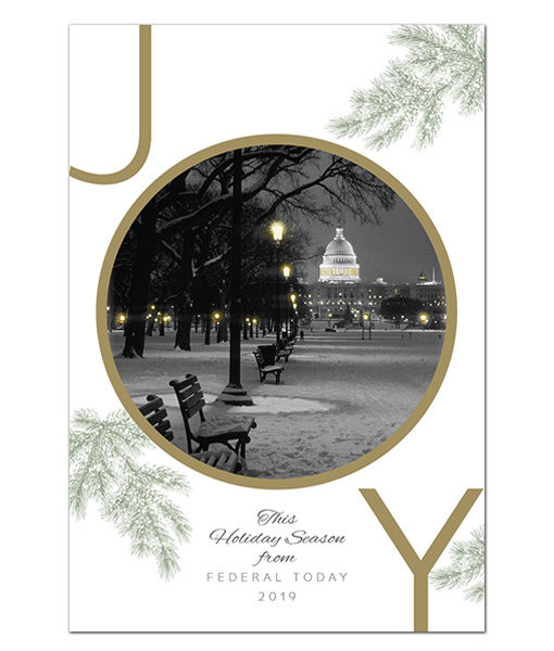 The National Mall holiday greeting card